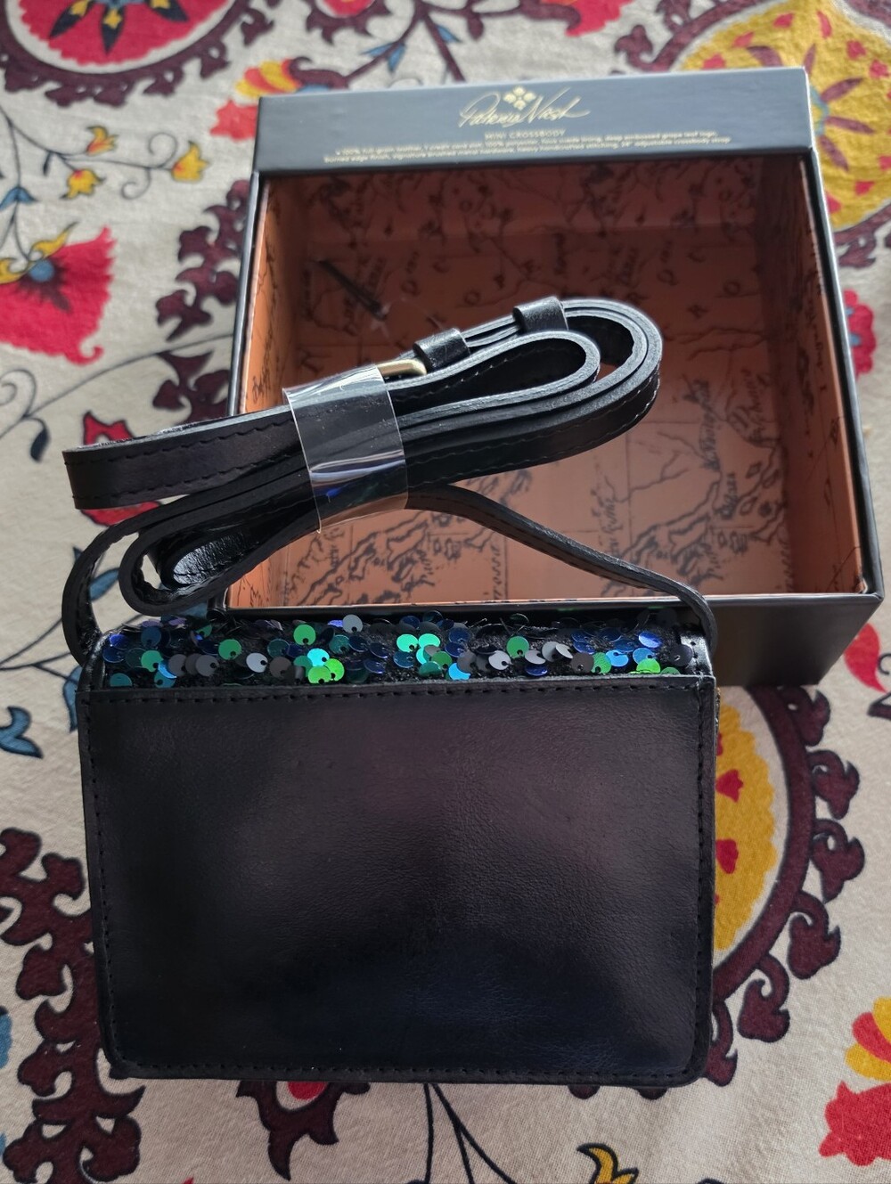Mini Lanza Gift Box - Payettes and Velvet Dark Green - Picture 3 of 6